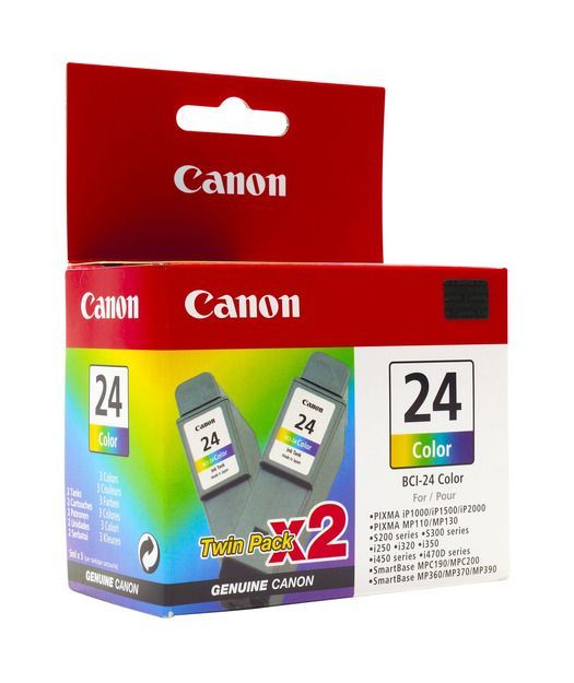 Canon BCI-24 CMY Mürekkep Kartuş (2'li)