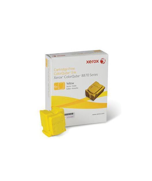 Xerox ColorQube 8870/8880 Genuine Xerox Solid Ink Yellow (6 Sticks) (108R00960)