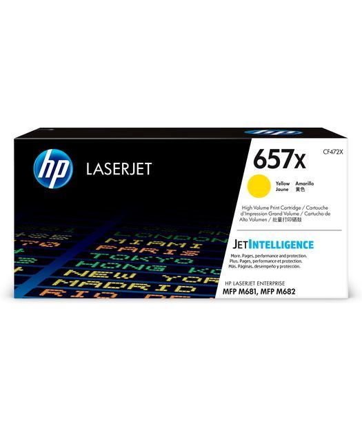HP CF472X Yüksek Kapasite Yellow Toner Kartuş (657X)