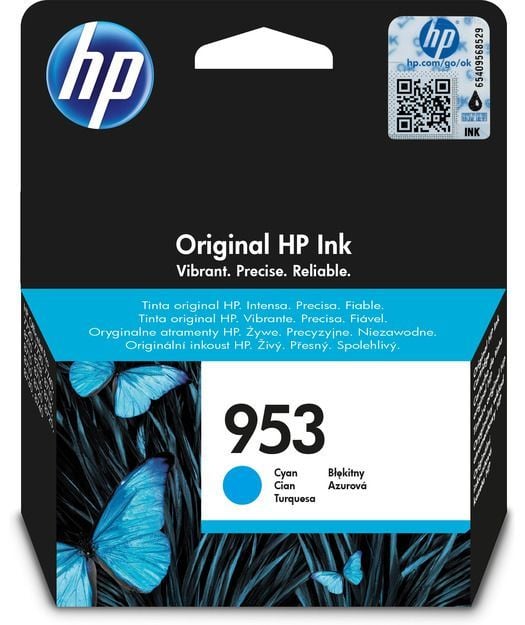 HP F6U12AE Cyan Orijinal Mürekkep Kartuş (953)