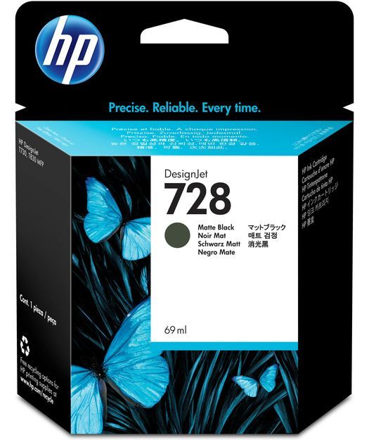 HP F9J64A MatBlack Mürekkep Kartuş (728)