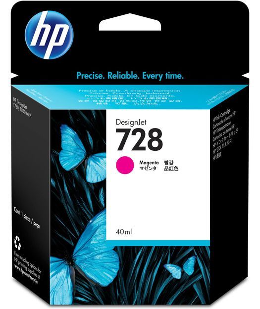 HP F9J62A Magenta Mürekkep Kartuş (728)