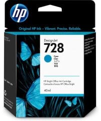 HP F9J63A Cyan Mürekkep Kartuş (728)