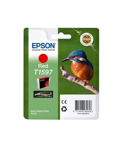 Epson T1597 Red Mürekkep Kartuş