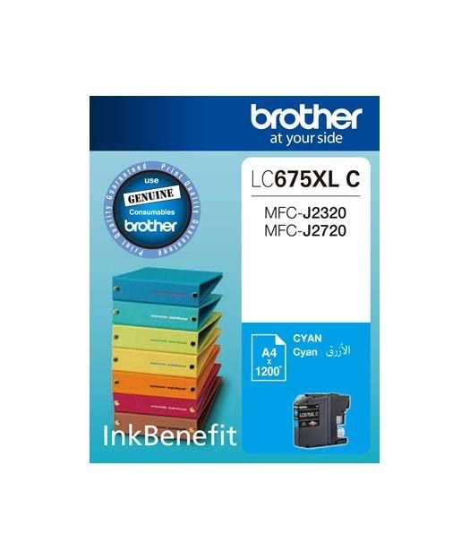 Brother LC-675 XLC Mavi 1200 Syf Mürekkep Kartuş