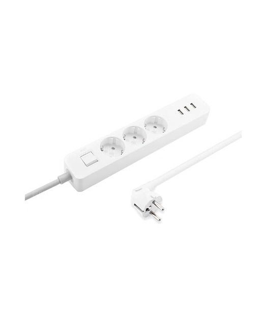 Xiaomi Power Strip Uzatmalı Priz 3 USB-3 Outlet Beyaz