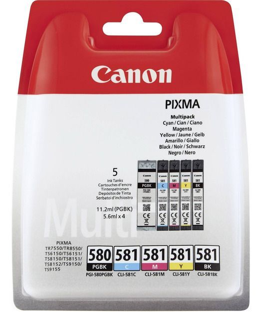 Canon PGI-580/CLI-581 PGBK/C/M/Y/BK MULTI PACK 2078C005