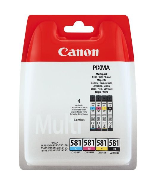 Canon CLI-581 C/M/Y/BK MULTIPACK 2103C004