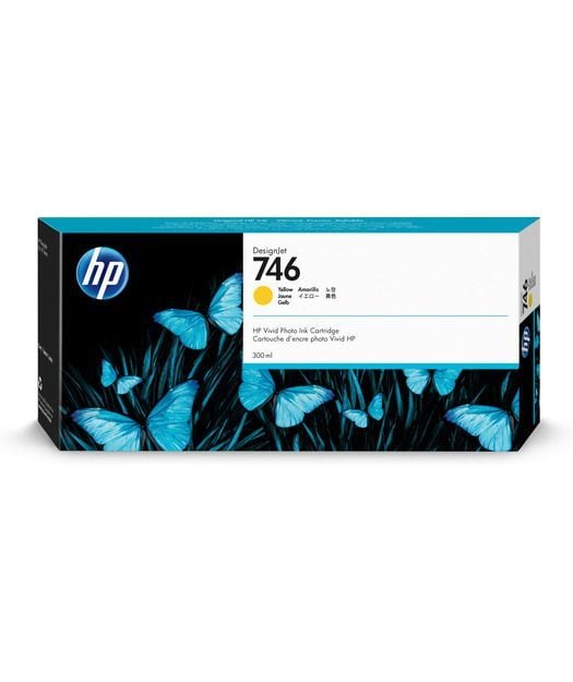 HP P2V79A Yellow Mürekkep Kartuş 300-ml  (746)