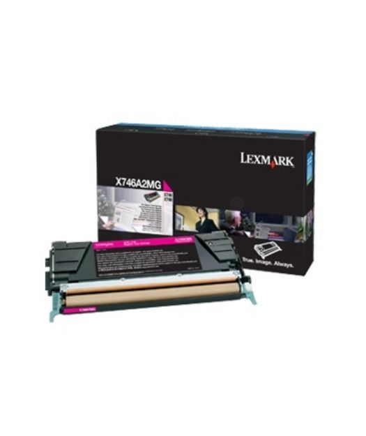 Lexmark X746A3MG Magenta Toner ( Kurumsal )