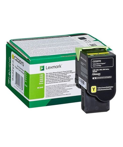 Lexmark C2350Y0 Sarı Return Toner