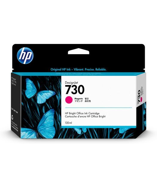 HP P2V63A 130 ml Macenta Mürekkep Kartuş (730)