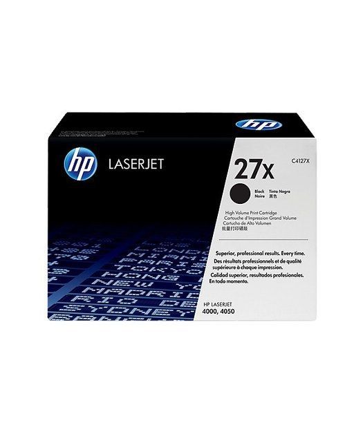 HP C4127X Black Toner Kartuş (27X)