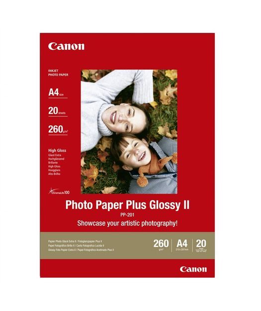 Canon PP-201 Glossy II Photo Paper Plus A4 - 20 Sheets 2311B019
