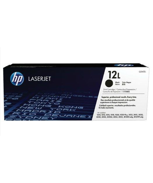 HP Q2612L Black Toner Kartuş (12L)