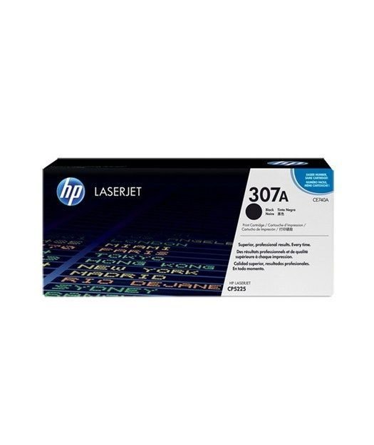 HP CE740A Black Toner Kartuş (307A)
