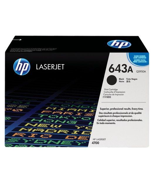 HP Q5950A Black Toner Kartuş (643A)