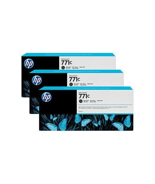 HP B6Y31A Matte Black Mürekkep Kartuş (771C)