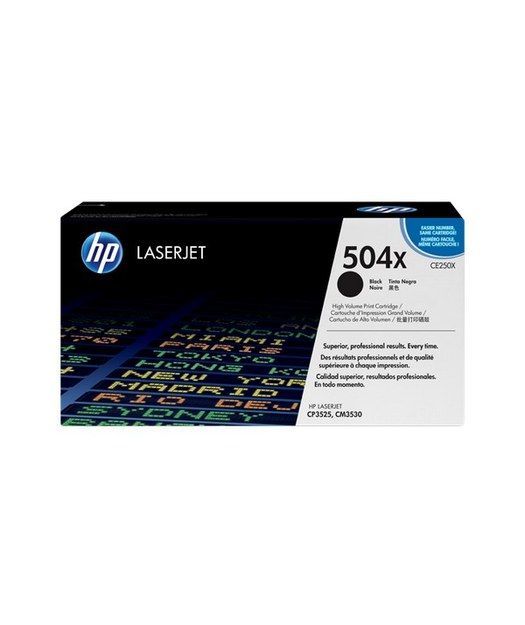 HP CE250X Black Toner Kartuş (504X)