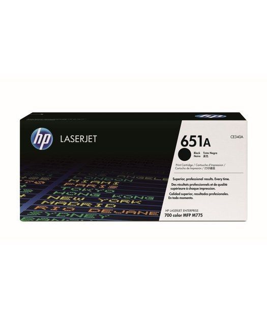 HP CE340A Black Toner Kartuş (651A)