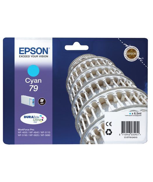 Epson Singlepack Cyan 79 DURABrite Ultra Ink
