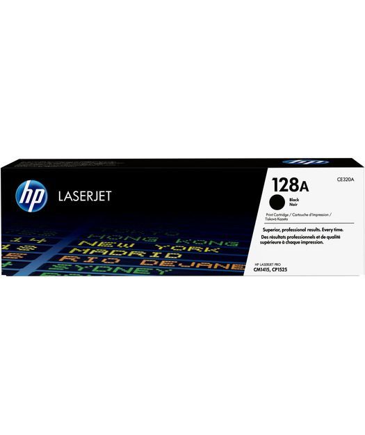 HP CE320A Black Toner Kartuş (128A)
