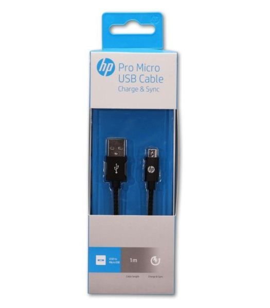 HP Pro Micro USB Cable BLK 1.0m
