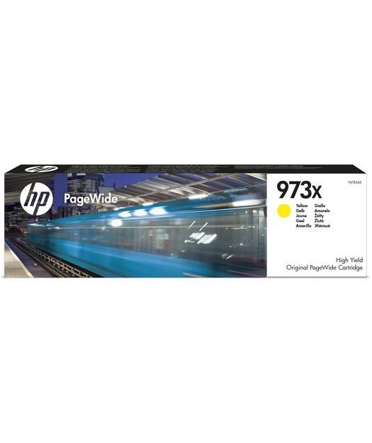 HP 973X Yüksek Kapasiteli Sarı Orijinal PageWide Kartuşu