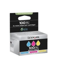 Lexmark 14N0850 100XL Renkli (CMY) Yüksek Kapasite