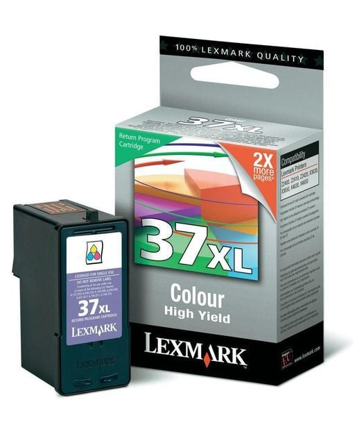Lexmark 18C2180E CMY Mürekkep Kartuş (37XL)