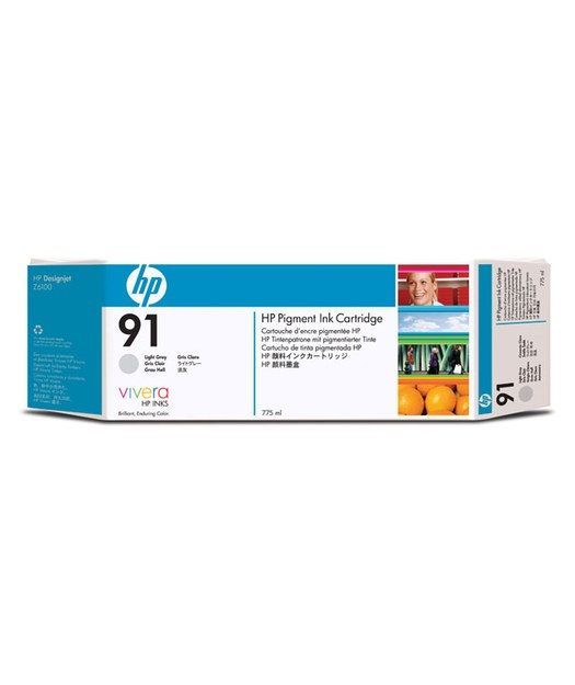 HP C9466A Light Gray Mürekkep Kartuş (91)