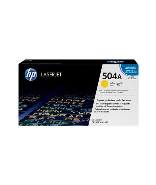 HP CE252A Yellow Toner Kartuş (504A)