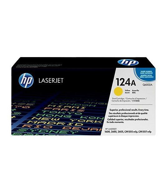 HP Q6002A Yellow Toner Kartuş (124A)