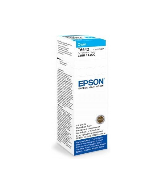 EPSON T6642 CYAN INK COTANIER 70ml