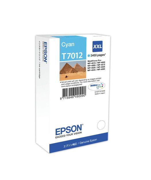 Epson T701240 Mürekkep Kartuş (XXL) - cyan