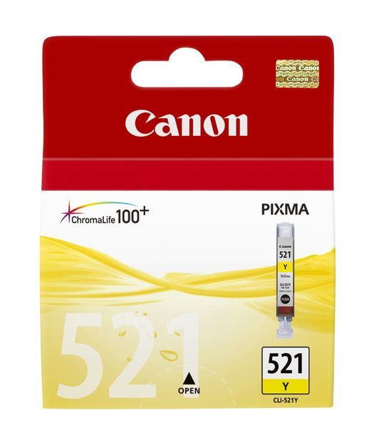 Canon CLI-521 Y Mürekkep K. 2936B004